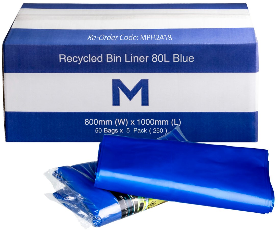 Recycled Bin Liners 80L